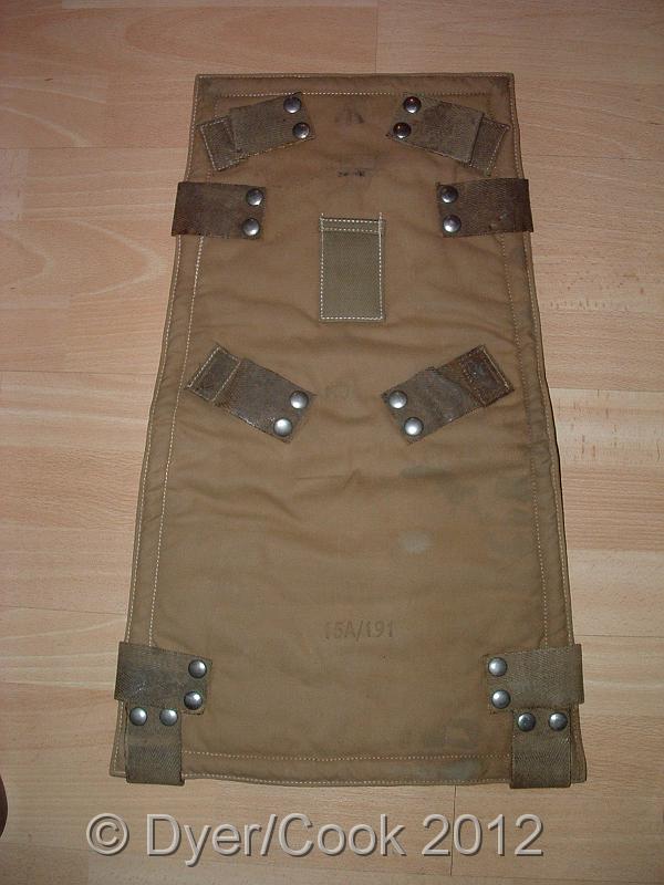 RAF PILOTS PARACHUTE SUTTON HARNESS BACK PAD.JPG